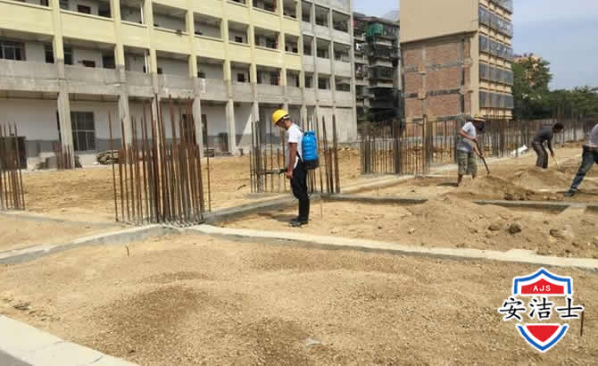 白沙学校机关防治白蚁